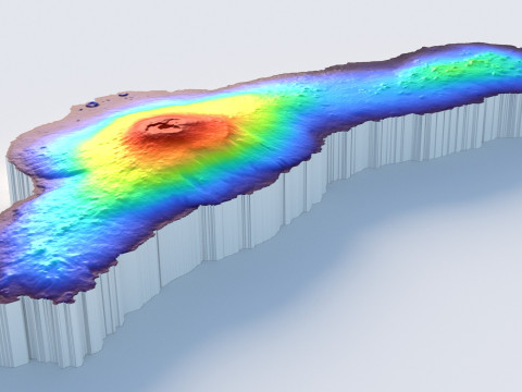 Comoros Komori Comores Terrain Map Model 3D