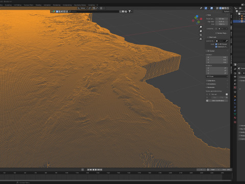 Congo Democratic Republic Terrain Map Modèle 3D