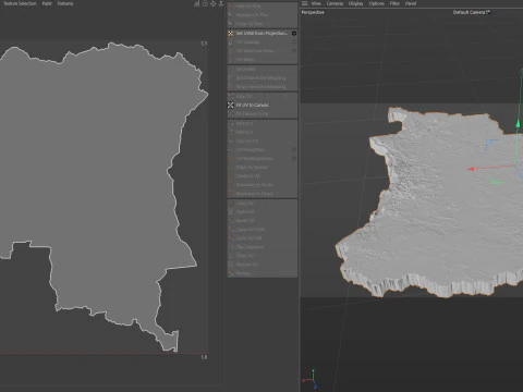 Congo Democratic Republic Terrain Map 3D Model