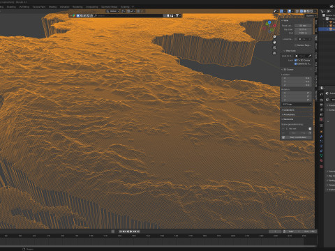 Croatia Hrvatska Terrain Map Model 3D