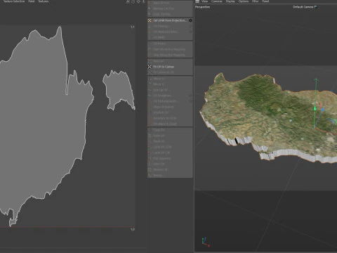 Cyprus Terrain Map 3D Model