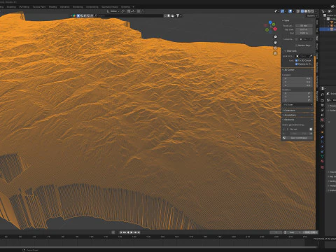 Cyprus Terrain Map 3D Model