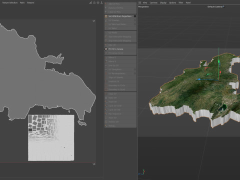 Dominican Republic Terrain Map 3D Model