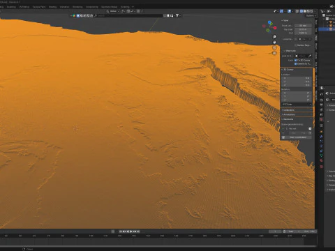 Egypt Terrain Map 3D Model