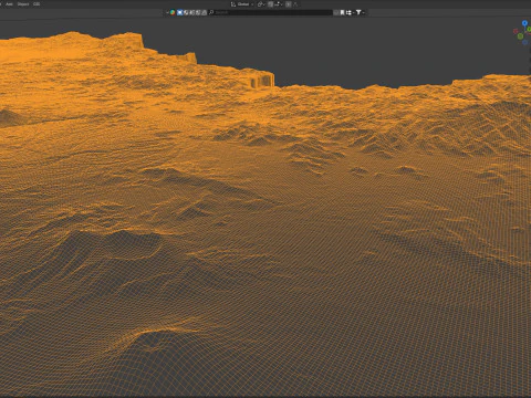El Salvador Terrain Map 3D Model