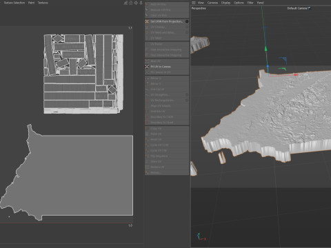 Equatorial Guinea Terrain Map 3D Model