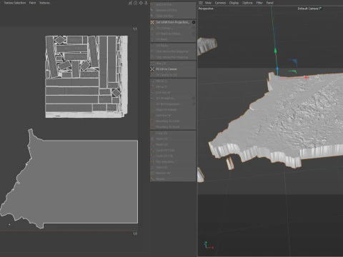 Equatorial Guinea Terrain Map 3D Model