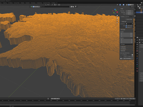 Estonia Terrain Map 3D-Modell
