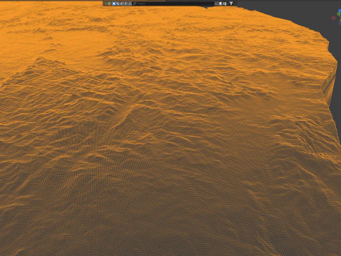 Eswatini Terrain Map 3D Model