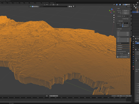 Finland Suomi Terrain Map 3D Model