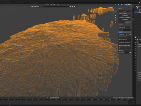 Grenada Terrain Map Modello 3D