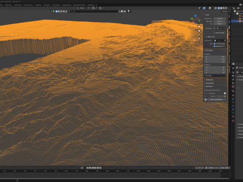 Guatemala Terrain Map 3D-Modell