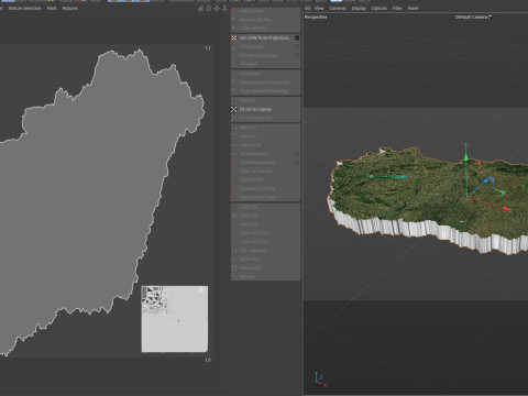 Hungary Magyarorszag Terrain Map Modèle 3D