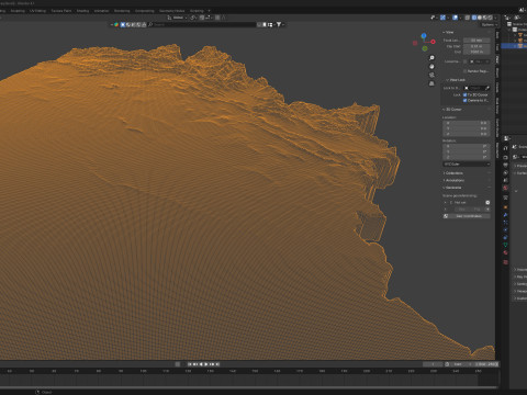 Iraq Terrain Map 3D Model