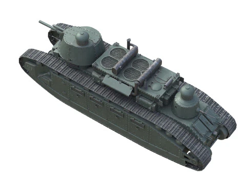 Char 2C Heavy Tank 3D Model