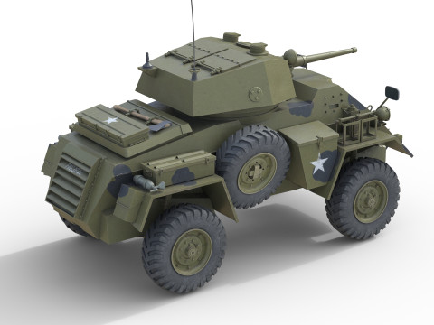 Humber Armoured Car 3D 모델