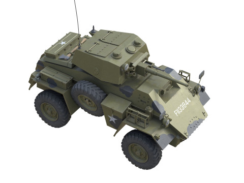 Humber Armoured Car 3D 모델