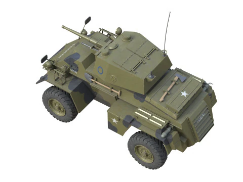 Humber Armoured Car 3D Model