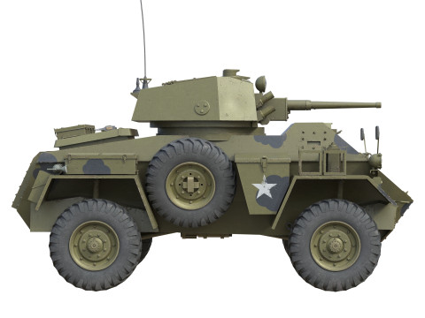 Humber Armoured Car 3D 모델