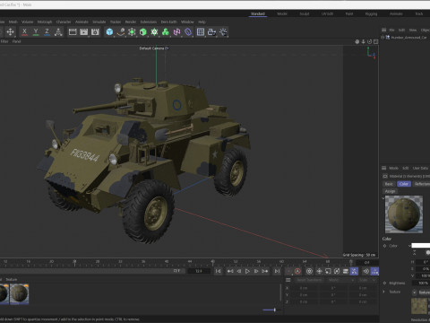 Humber Armoured Car 3D 모델