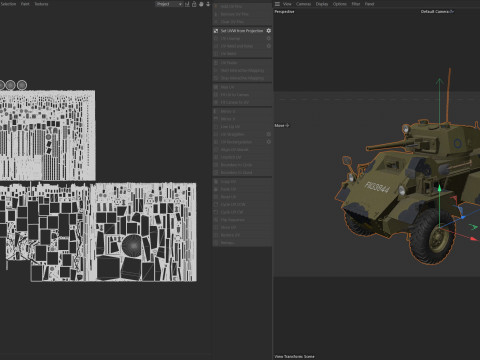 Humber Armoured Car 3D 모델