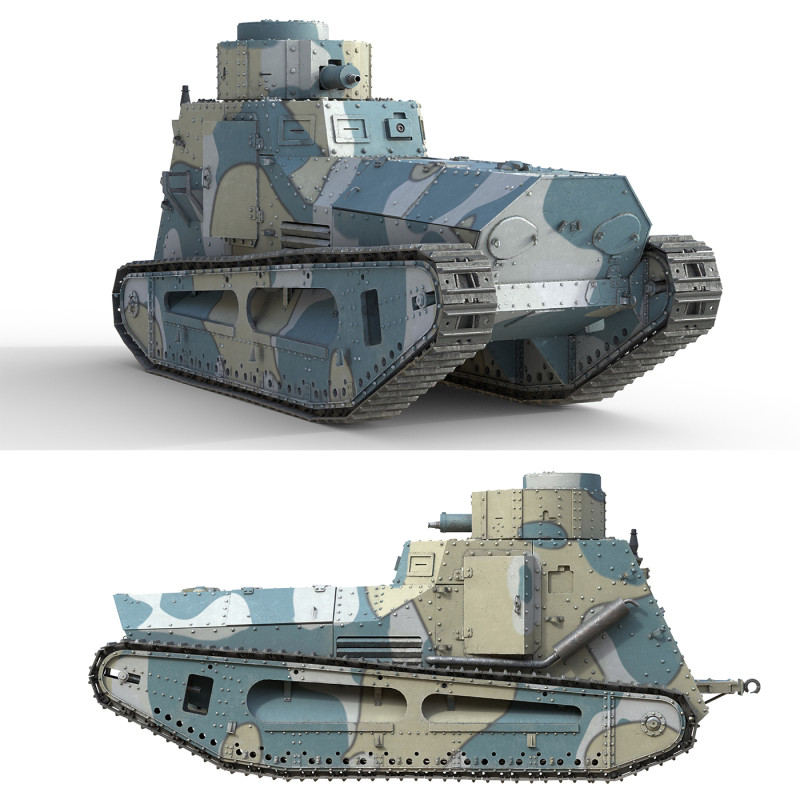 LK II Light Tank Modello 3D .c4d .max .obj .3ds .fbx .stl .blend