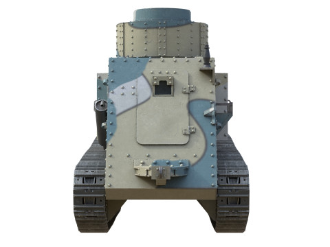 LK II Light Tank Modello 3D