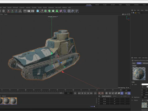 LK II Light Tank 3D Model
