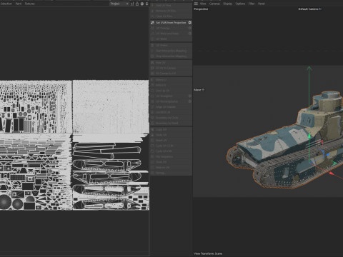 LK II Light Tank Modello 3D
