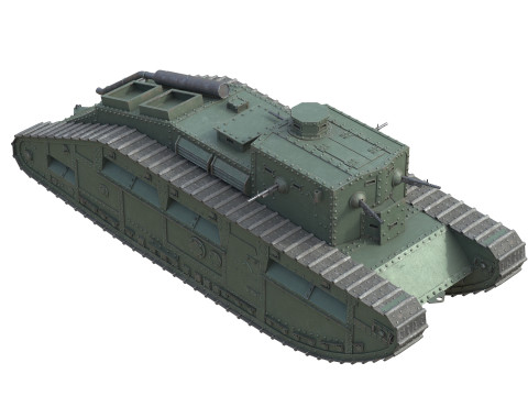 Medium Mark C Medium tank 3D Model