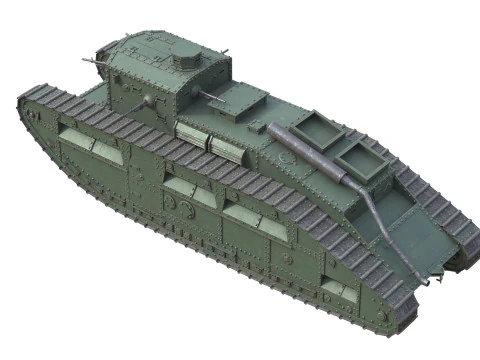 Medium Mark C Medium tank 3D Model