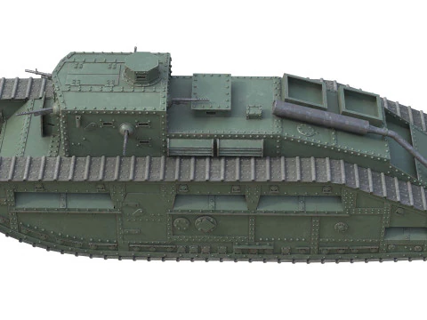 Medium Mark C Medium tank 3D Model