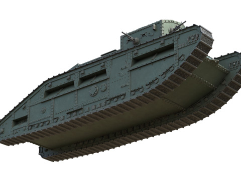 Medium Mark C Medium tank 3D Model
