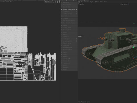 Medium Mark C Medium tank 3D Model