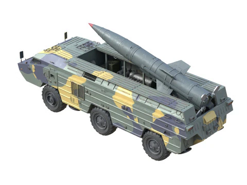 OTR 21 Tochka Tactical Ballistic Missile 3D Model