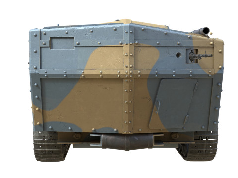 Saint Chamond Heavy Tank 3D 모델