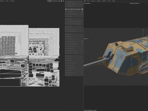 Saint Chamond Heavy Tank 3D 모델