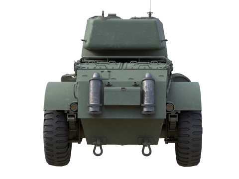 T17E1 Staghound Armored Car Model 3D
