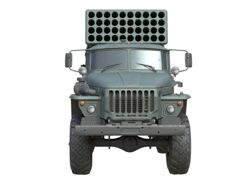 Tornado G Multiple Launch Rocket System 3D Model