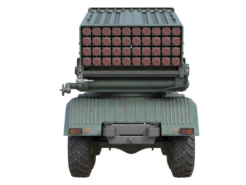 Tornado G Multiple Launch Rocket System Model 3D