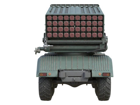 Tornado G Multiple Launch Rocket System 3D Model