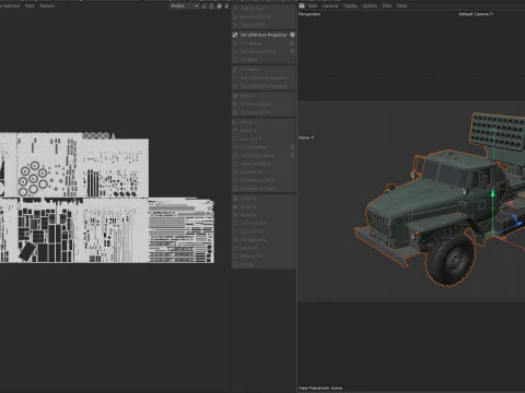 Tornado G Multiple Launch Rocket System 3D Model