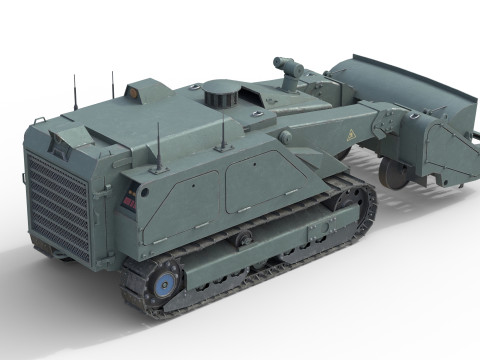 Uran 6 Mine Clearing Robot Modèle 3D