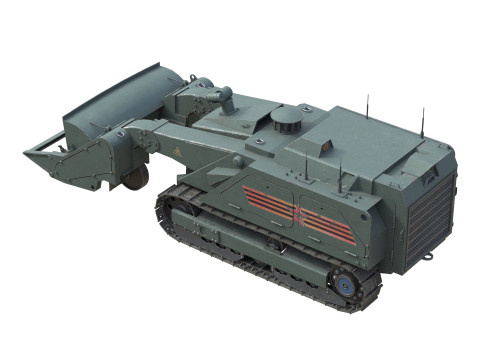 Uran 6 Mine Clearing Robot Modèle 3D