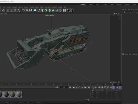 Uran 6 Mine Clearing Robot Modèle 3D