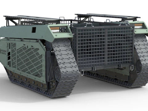 10 Military Vehicles Collection V14 3D Model