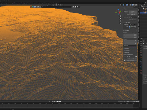 Jamaica Terrain Map Modèle 3D