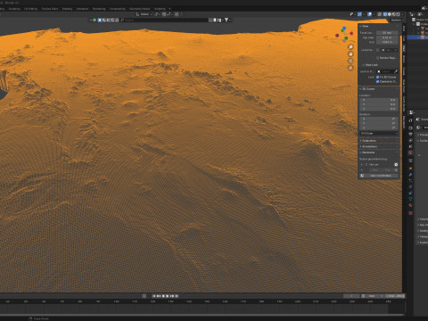 Kenya Terrain Map 3D-Modell
