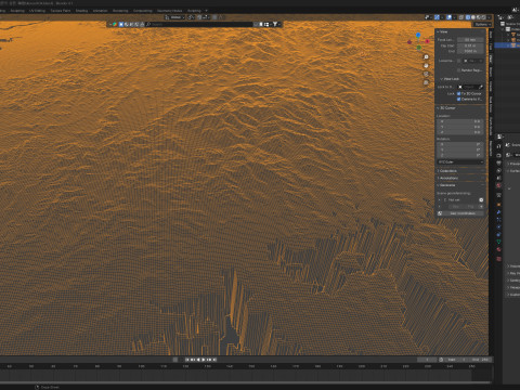 Korea ROK Terrain Map Modelo 3D