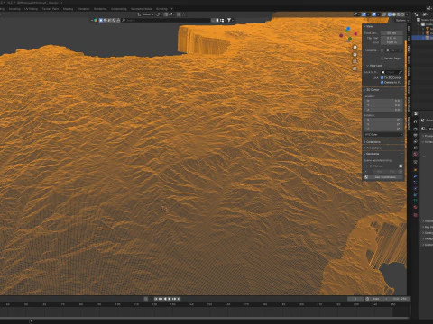 Mapa terenu Korei Model 3D